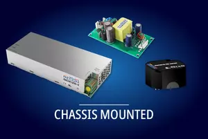 Chassis mounted AC/DC power supplies