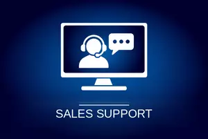 Sales Support with icon
