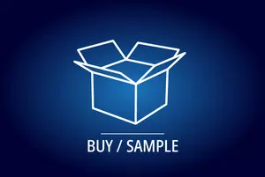 Buy / Sample with a package icon