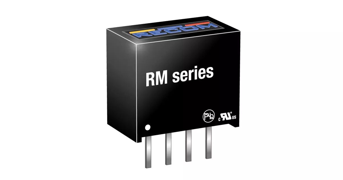 RM Series - DC/DC, THT, 0.25W, Single Output | RECOM